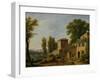 Landscape, 1822 (Oil on Canvas)-Jean Joseph Xavier Bidauld-Framed Giclee Print