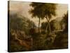 Landscape, 1825-Thomas Cole-Stretched Canvas