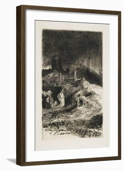 Landscape, 1868-Victor Hugo-Framed Giclee Print