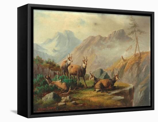 Landscape, 1870-Moritz Muller-Framed Stretched Canvas