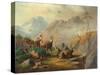 Landscape, 1870-Moritz Muller-Stretched Canvas