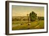Landscape, 1878 (Oil on Canvas)-George Snr Inness-Framed Giclee Print