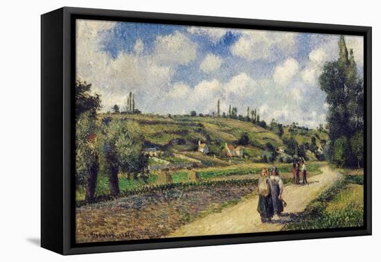 Landscape, 1881-Camille Pissarro-Framed Stretched Canvas