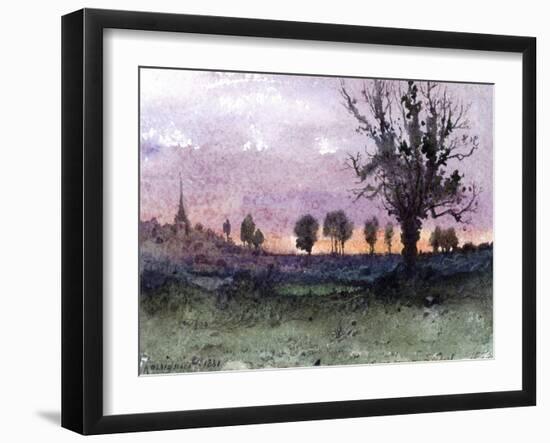 Landscape, 1881-Henri-Joseph Harpignies-Framed Giclee Print