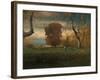 Landscape, 1888, by George Inness, 1825-1894, American landscape painting,-George Inness-Framed Art Print