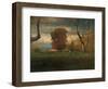 Landscape, 1888, by George Inness, 1825-1894, American landscape painting,-George Inness-Framed Art Print