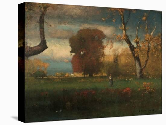 Landscape, 1888, by George Inness, 1825-1894, American landscape painting,-George Inness-Stretched Canvas