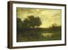 Landscape, 1890 (Oil on Canvas)-John Francis Murphy-Framed Giclee Print