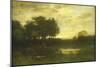 Landscape, 1890 (Oil on Canvas)-John Francis Murphy-Mounted Giclee Print