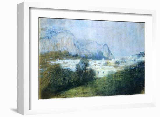 Landscape, 1897-Gaetano Previati-Framed Giclee Print