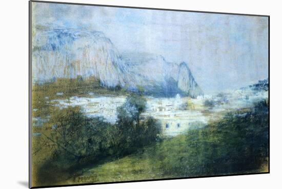 Landscape, 1897-Gaetano Previati-Mounted Giclee Print