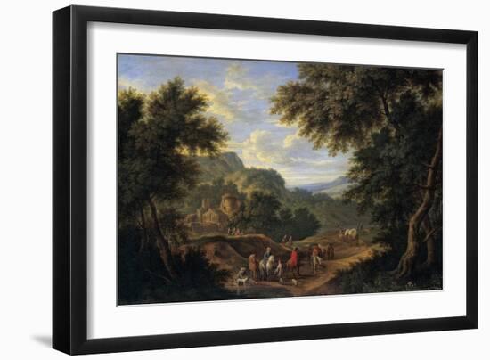 Landscape -18th Century-Adriaen Fransz Boudewijns-Framed Giclee Print