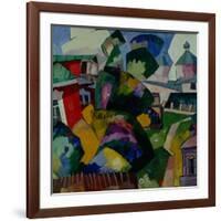 Landscape, 1900s-1910S-Aristarkh Vasilyevich Lentulov-Framed Giclee Print