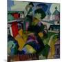 Landscape, 1900s-1910S-Aristarkh Vasilyevich Lentulov-Mounted Giclee Print