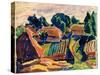 Landscape, 1908-12-Alexej Von Jawlensky-Stretched Canvas