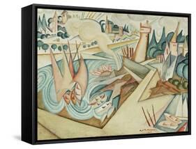 Landscape, 1912-Amadeu de Souza-Cardoso-Framed Stretched Canvas