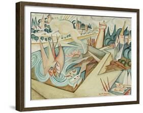 Landscape, 1912-Amadeu de Souza-Cardoso-Framed Giclee Print