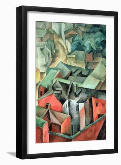 Landscape, 1917-Aleksandr Aleksandrovich Osmerkin-Framed Giclee Print