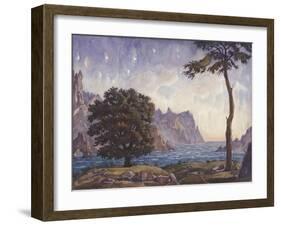 Landscape, 1942-Konstantin Fyodorovich Bogayevsky-Framed Giclee Print