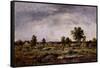 Landscape, 19th Century-Narcisse Virgile Diaz de la Pena-Framed Stretched Canvas