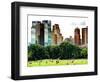 Landscape, a Summer in Central Park, Lifestyle, Manhattan, New York City, Trendy Colors-Philippe Hugonnard-Framed Photographic Print