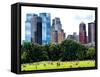 Landscape, a Summer in Central Park, Lifestyle, Manhattan, New York City-Philippe Hugonnard-Framed Stretched Canvas