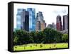 Landscape, a Summer in Central Park, Lifestyle, Manhattan, New York City-Philippe Hugonnard-Framed Stretched Canvas