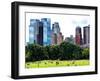 Landscape, a Summer in Central Park, Lifestyle, Manhattan, New York City-Philippe Hugonnard-Framed Premium Photographic Print