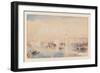 Landscape after Turner's 'The Dogana, San Giorgio, Citella, from the Steps of Europa' (W/C, Bodycol-Hercules Brabazon Brabazon-Framed Giclee Print