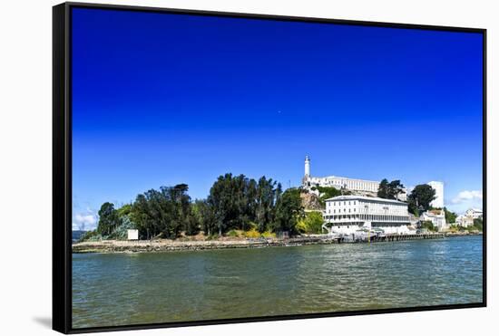 Landscape - Alcatraz Island - Prison - San Francisco - California - United States-Philippe Hugonnard-Framed Stretched Canvas