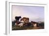 Landscape and Cattle, 1868-Thomas Sidney Cooper-Framed Giclee Print