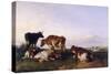 Landscape and Cattle, 1868-Thomas Sidney Cooper-Stretched Canvas