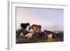 Landscape and Cattle, 1868-Thomas Sidney Cooper-Framed Giclee Print