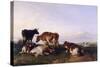 Landscape and Cattle, 1868-Thomas Sidney Cooper-Stretched Canvas