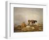 Landscape and Cattle, C1823-1902-Thomas Sidney Cooper-Framed Giclee Print