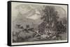 Landscape and Cattle-John F. Tennant-Framed Stretched Canvas