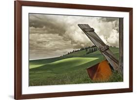 Landscape and Door-David Winston-Framed Art Print