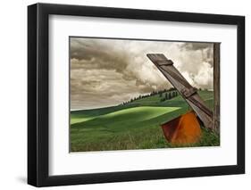 Landscape and Door-David Winston-Framed Giclee Print