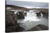 Landscape and Watefall, Iceland, Polar Regions-Michael-Stretched Canvas