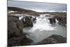 Landscape and Watefall, Iceland, Polar Regions-Michael-Mounted Photographic Print