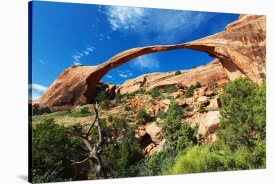 Landscape Arch, Arches National Park, Utah-Geraint Tellem-Stretched Canvas