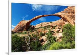 Landscape Arch, Arches National Park, Utah-Geraint Tellem-Framed Photographic Print