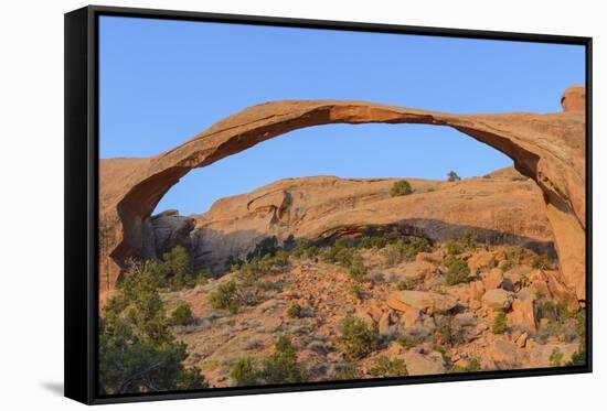 Landscape Arch, Devils Garden, Arches National Park, Utah, United States of America, North America-Gary Cook-Framed Stretched Canvas