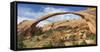 Landscape Arch, Devils Garden, Arches National Park, Utah, Usa-Rainer Mirau-Framed Stretched Canvas