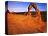 Landscape Arches, Delicate Arch, Arches National Park, Utah, USA-Charles Gurche-Stretched Canvas