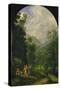Landscape around Berchtesgaden, 1817-Ferdinand Olivier-Stretched Canvas