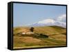 Landscape around Enna with Mount Etna in the Background, Enna, Sicily, Italy, Europe-Levy Yadid-Framed Stretched Canvas