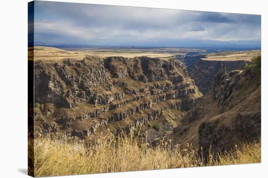 Landscape around Saghmosavank Church, Ashtarak, Armenia, Central Asia, Asia-Jane Sweeney-Stretched Canvas