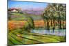 Landscape Art Scenic Fields Painting-Blenda Tyvoll-Mounted Art Print