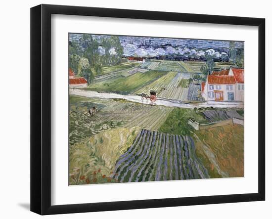 Landscape at Auvers after Rain, 1890-Vincent van Gogh-Framed Giclee Print